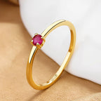 Rowena – Stapelbarer Geburtsstein-Ring
