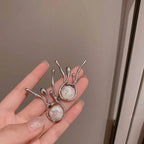 Alice – Ohrringe mit Perlen und Silber