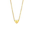 Amora – Herz Initialen Halskette in Gold