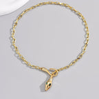 Celia – Schlange Kette mit Strass Halskette