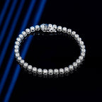 Elise – Armband mit Blasen aus Silber und Diamanten