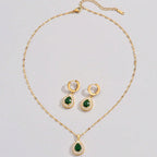 Rheya – Stilvolles Lysandelle-Set aus Gold und Kristall