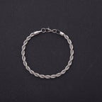 Mila – Gedrehtes Armband aus rostfreiem Stahl