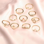 Noémie – Premium-Set von 8 bis 12 Einmaligen Ringen