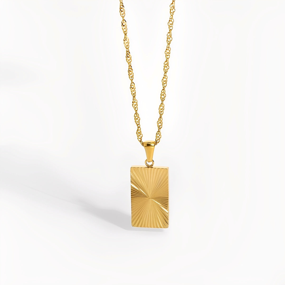 Aurelie – Halskette mit Sonnenmedaille