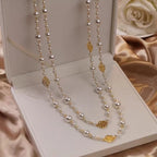 Collen – Stilvolle Halskette in Gold mit Perle