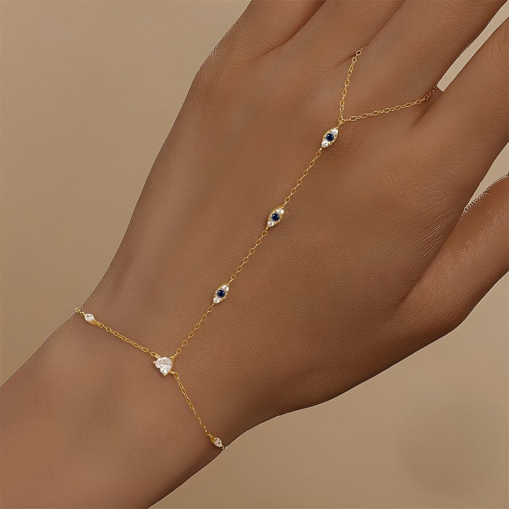 Milley – Doppelketten-Armband aus 925er Silber