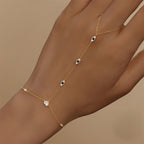 Milley – Doppelketten-Armband aus 925er Silber