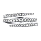 Ailee – Ring in Spiralform mit besetzten Kristallen