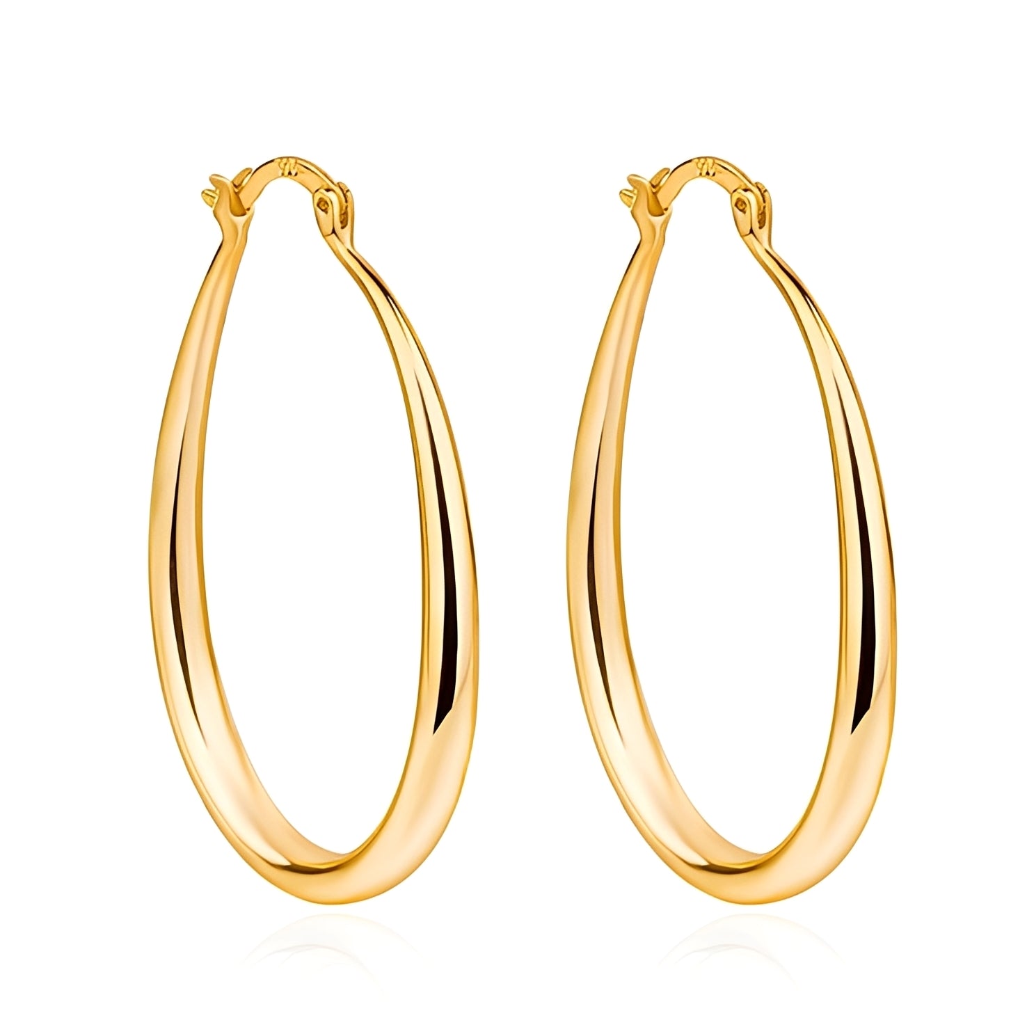 Elysse – Stilvolle Kreolen in Gold