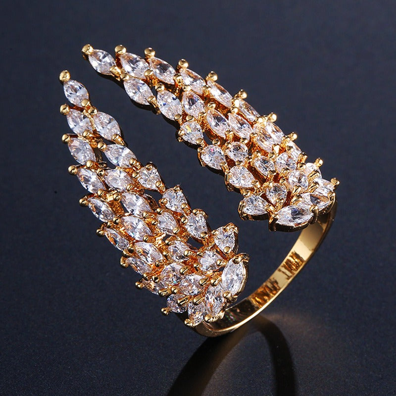 Isaline – Ring mit Engelsflügeln aus Silber