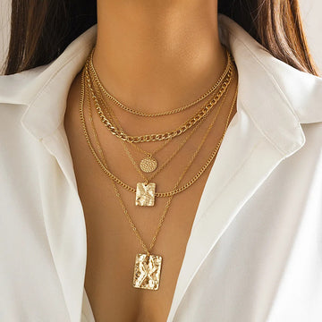 Jaz – Mehrreihige Goldkette