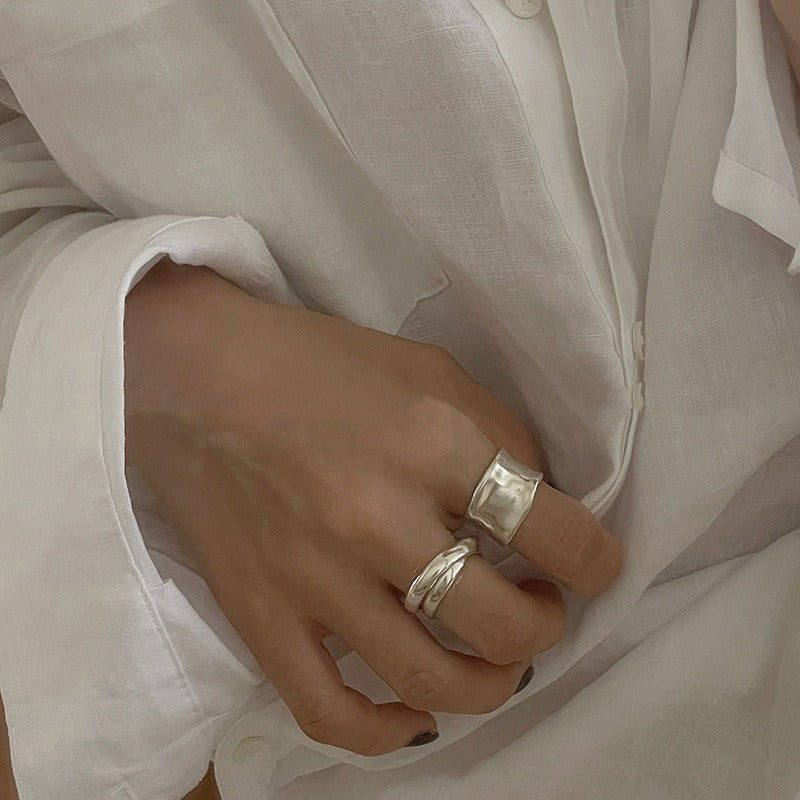 Louna – Boho-Ringe in Gold und Silber mit unregelmäßigen Formen