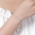 Elise – Armband mit Blasen aus Silber und Diamanten