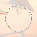 Aiyana – Verstellbares Traumfänger-Armband aus 925er Silber