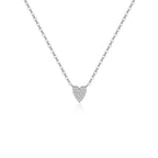 Juliet – Herz Kette aus 925er Silber mit Diamant