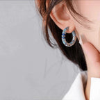 Naelle – Ohrringe aus blauem Zirkonium