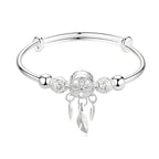 Aiyana – Verstellbares Traumfänger-Armband aus 925er Silber