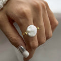 Sabby – Ring Wendedesign Barockperle