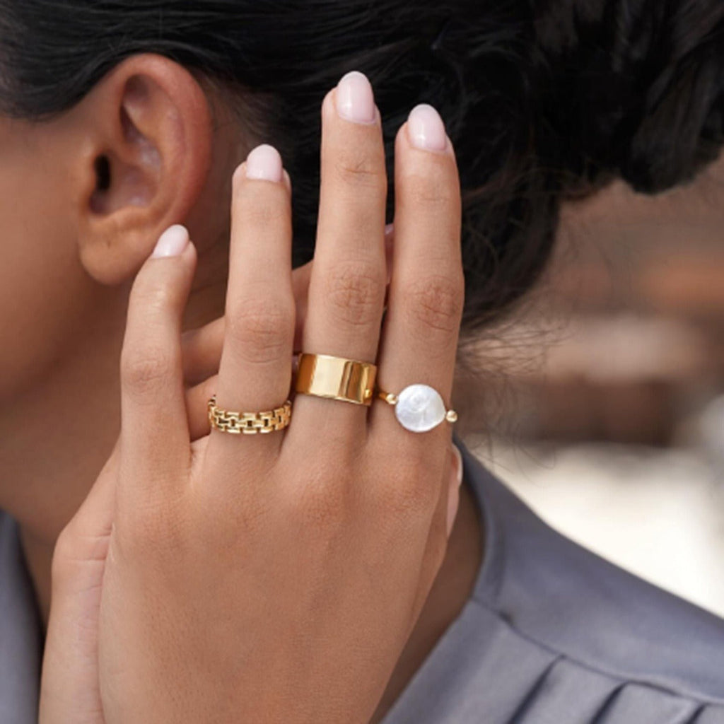 Sabby – Ring Wendedesign Barockperle