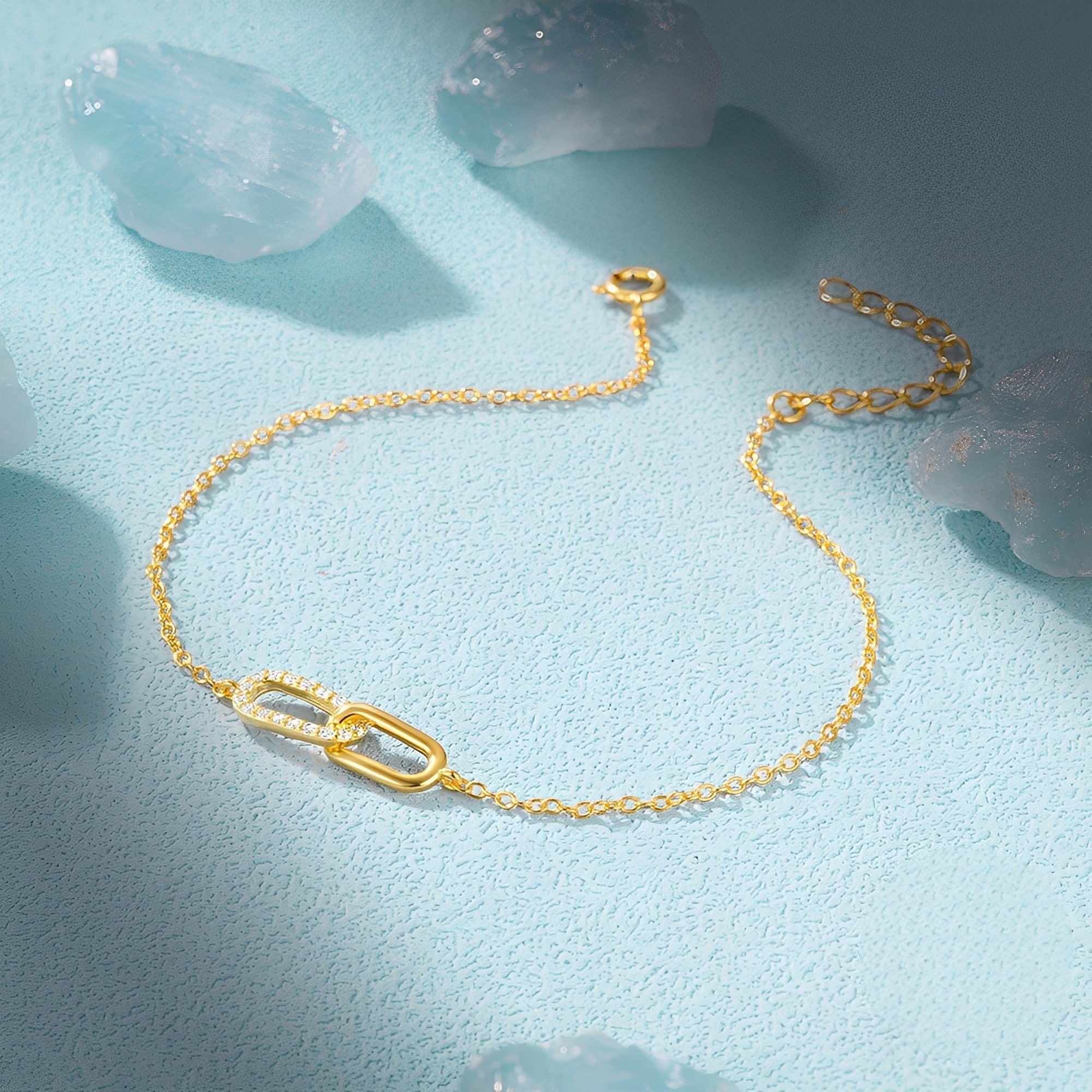 Rina – Armband mit Glänzenden Gliedern