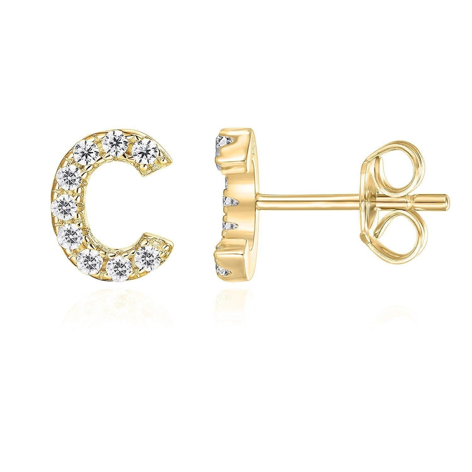 Celia – Initialen Ohrringe