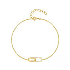 Rina – Armband mit Glänzenden Gliedern