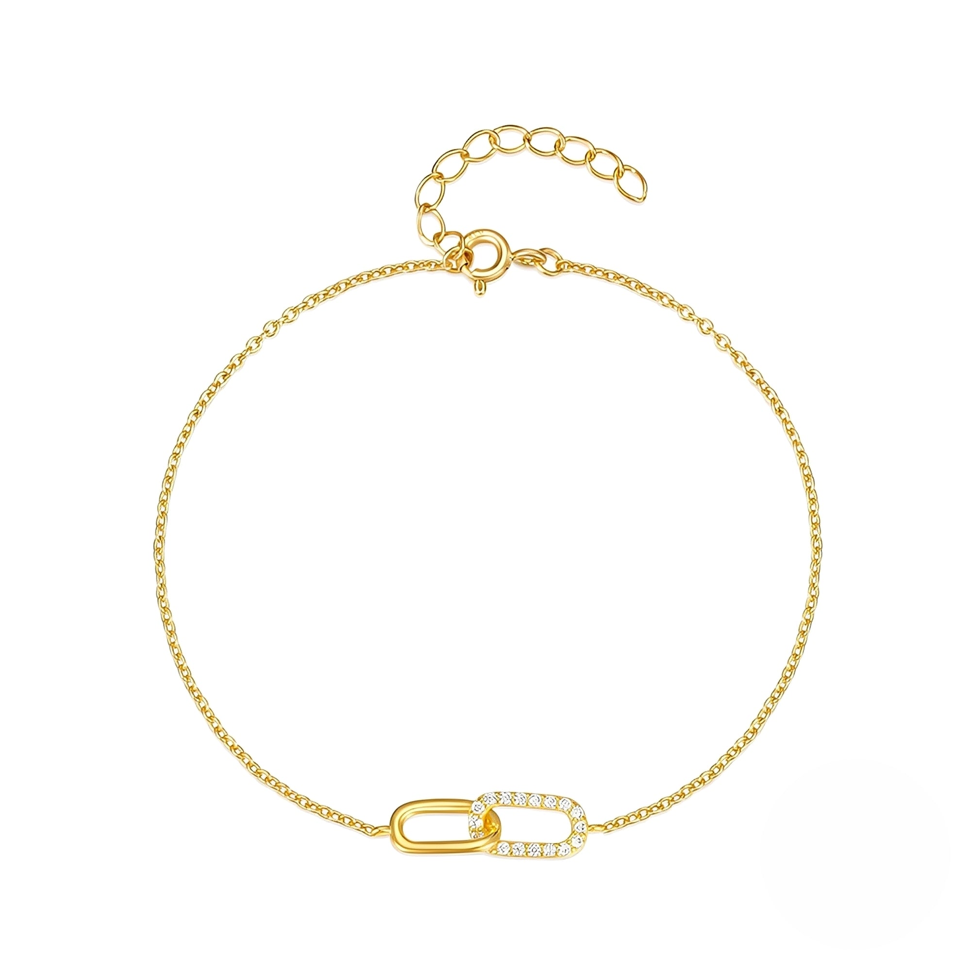 Rina – Armband mit Glänzenden Gliedern