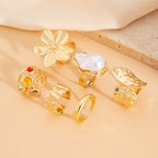 Merina – Set aus 6 auffälligen Ringen