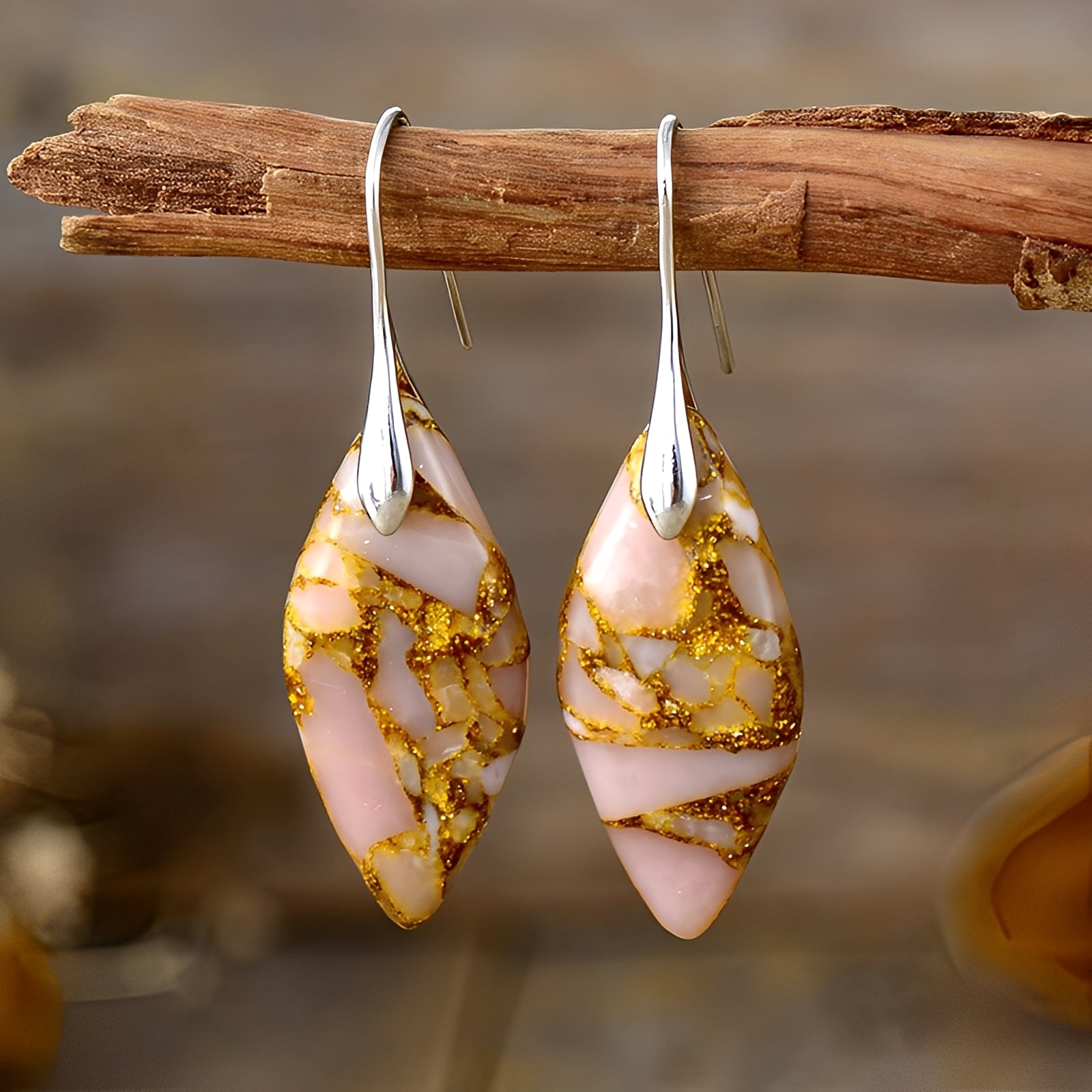 Lucie – Ohrringe aus Naturmaterial