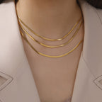 Lucienne - Elegante Goldkette in Schlangendesign