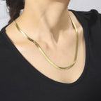 Lucienne - Elegante Goldkette in Schlangendesign