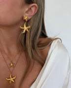 Halskette mit goldenem Seestern