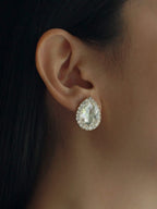 Lucy - Birnenformige Diamant Ohrstecker