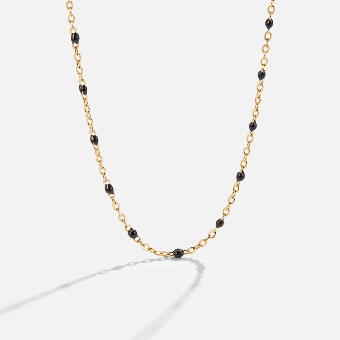 Yara – Stilvolle Schwarze Perlenkette