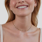 Yara – Stilvolle Schwarze Perlenkette