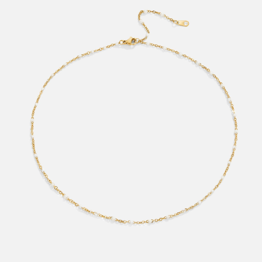 Mila – Kette mit Weißen Perlen