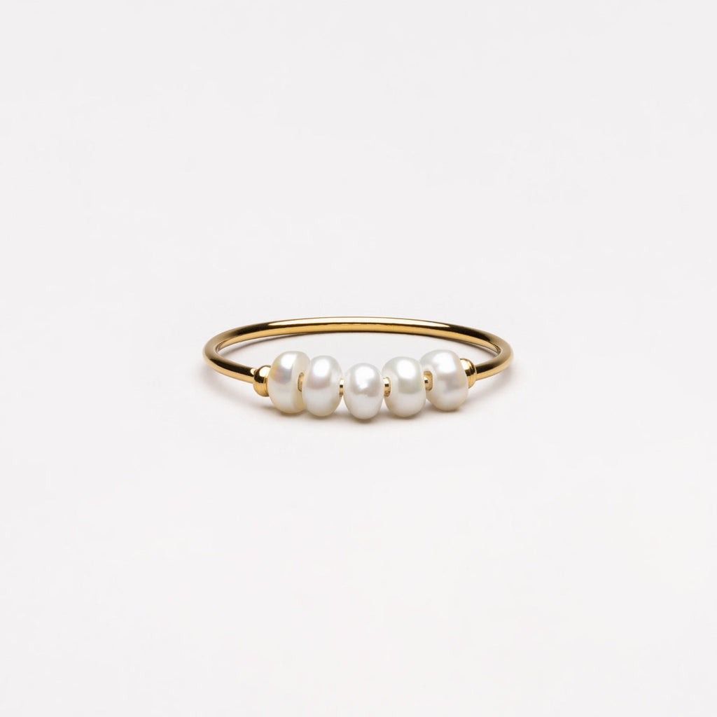 Lina – Ring mit kleinen Naturperlen