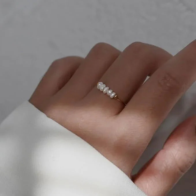 Miori – Ring mit Natürlicher Perle in Gold