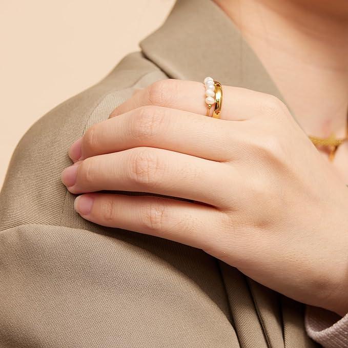 Miori – Ring mit Natürlicher Perle in Gold
