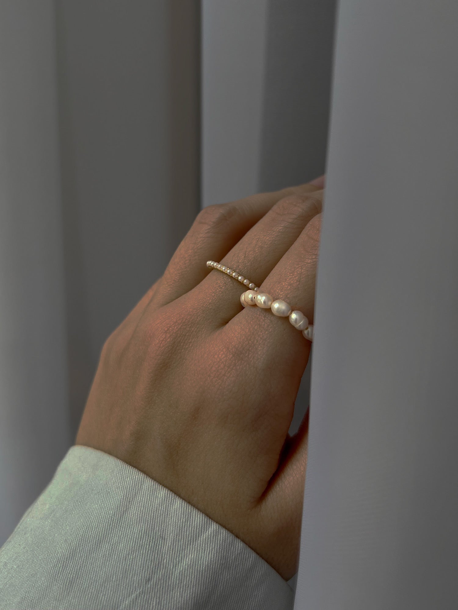 Jane - Duality Gold und Perlenring