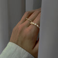 Jane - Duality Gold und Perlenring