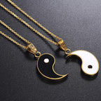 Tao – Teilbare Yin Yang Halskette für Paare oder Freunde