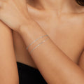 Oya - Mehrlagiges Silberarmband