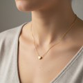 Amora – Herz Initialen Halskette in Gold
