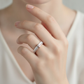 Cerelia – Eleganter Keramikring mit Zirkonia