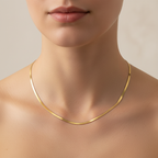 Selene – Stilvolle Schlangenkette Choker-Halskette