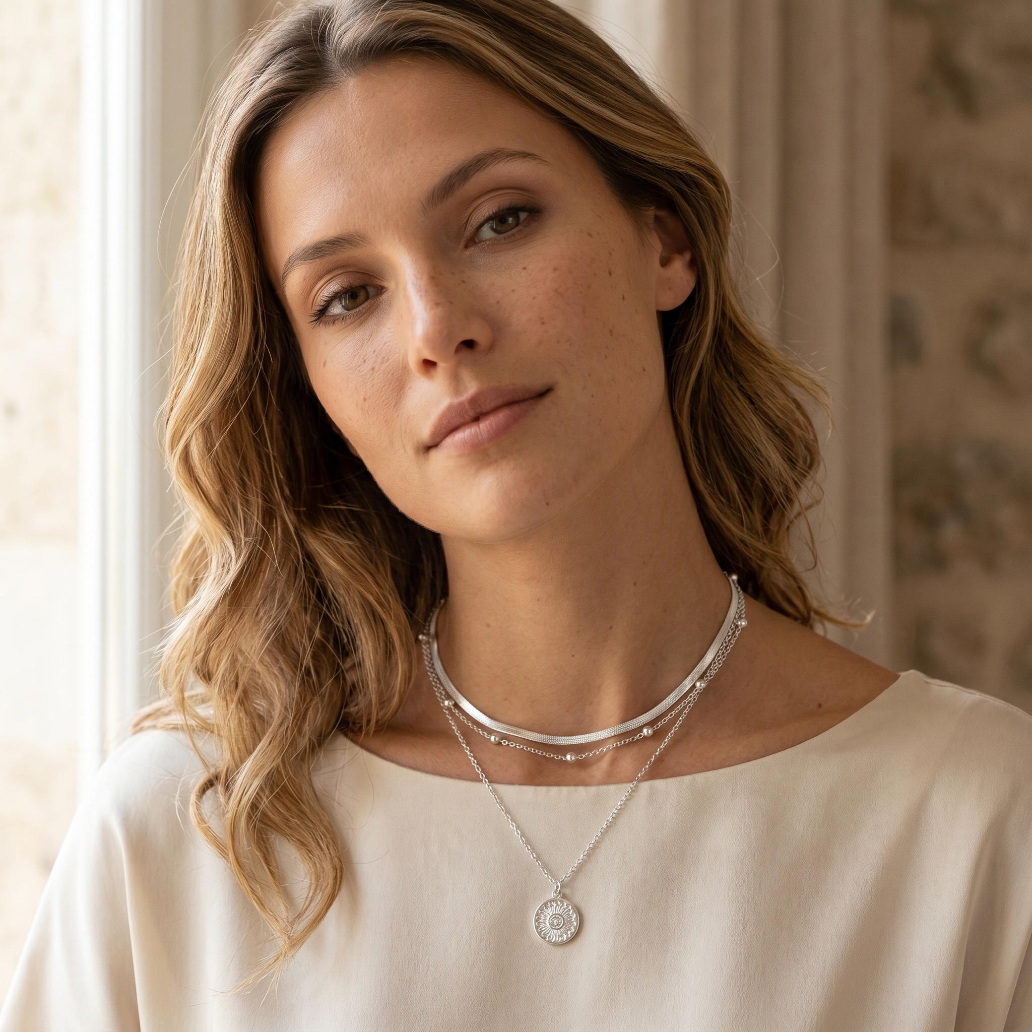 Strahlende Eleganz – Traditionelle Silberkette