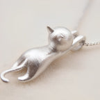 Mina – Kette Verspieltes Kätzchen aus 925 Silber
