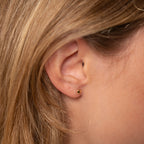 Eman - Herz Ohrstecker in Gold